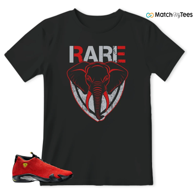 NIKE AIR JORDAN 14 FERRARI SNEAKER Matching Tees t-shirt