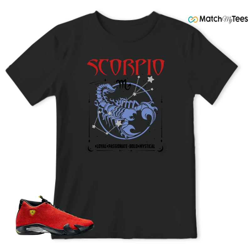 NIKE AIR JORDAN 14 FERRARI SNEAKER Matching Tees t-shirt