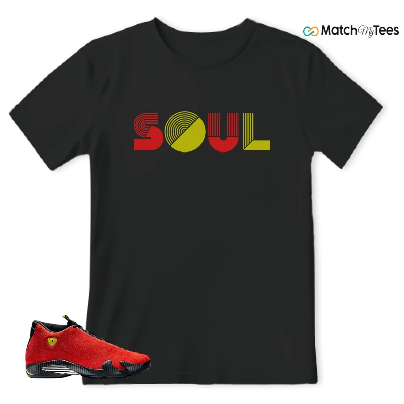 NIKE AIR JORDAN 14 FERRARI SNEAKER Matching Tees t-shirt