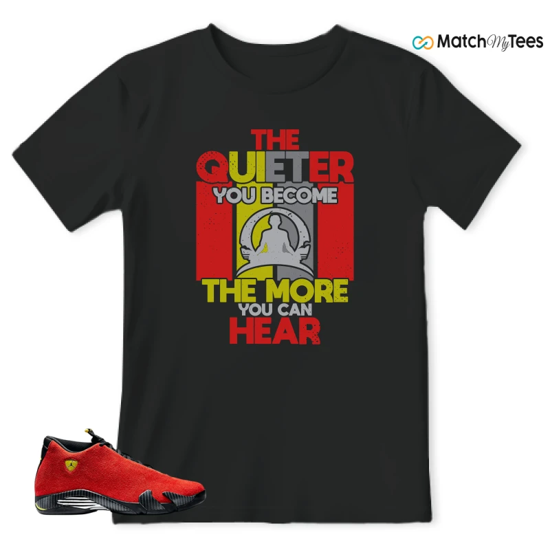 NIKE AIR JORDAN 14 FERRARI SNEAKER Matching Tees t-shirt