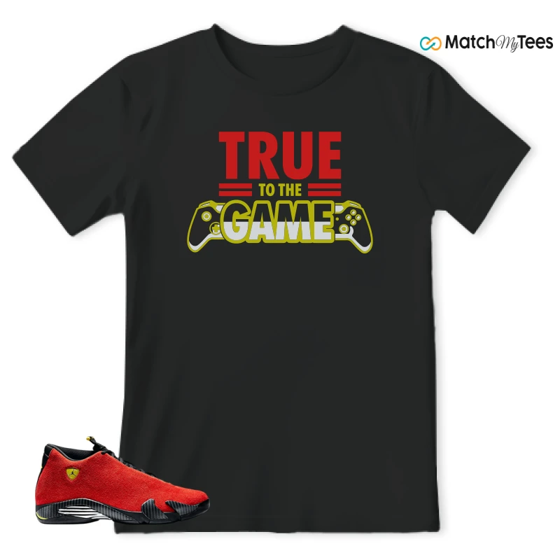 NIKE AIR JORDAN 14 FERRARI SNEAKER Matching Tees t-shirt