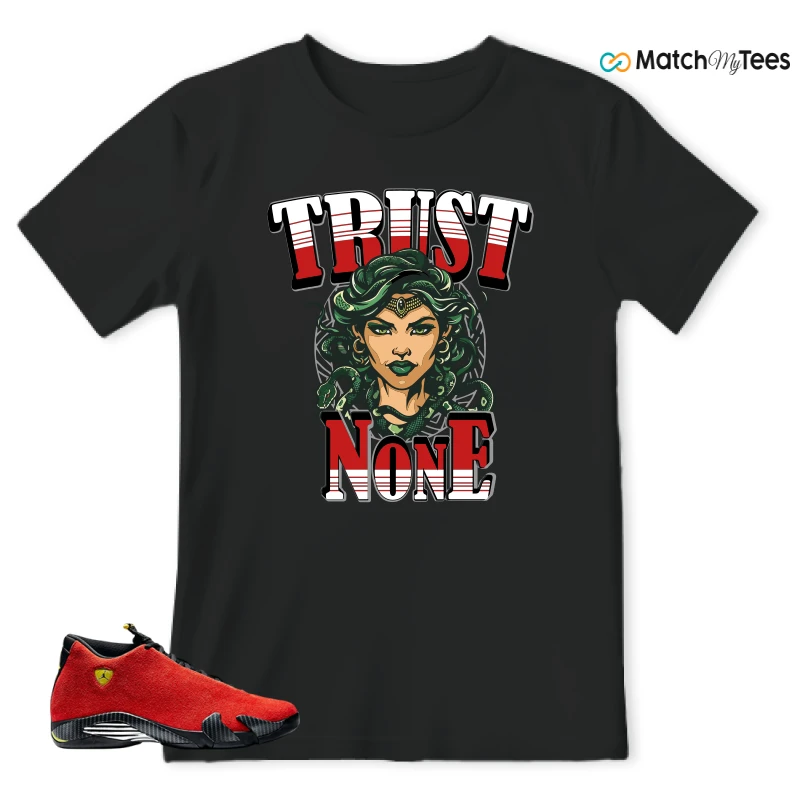 NIKE AIR JORDAN 14 FERRARI SNEAKER Matching Tees t-shirt