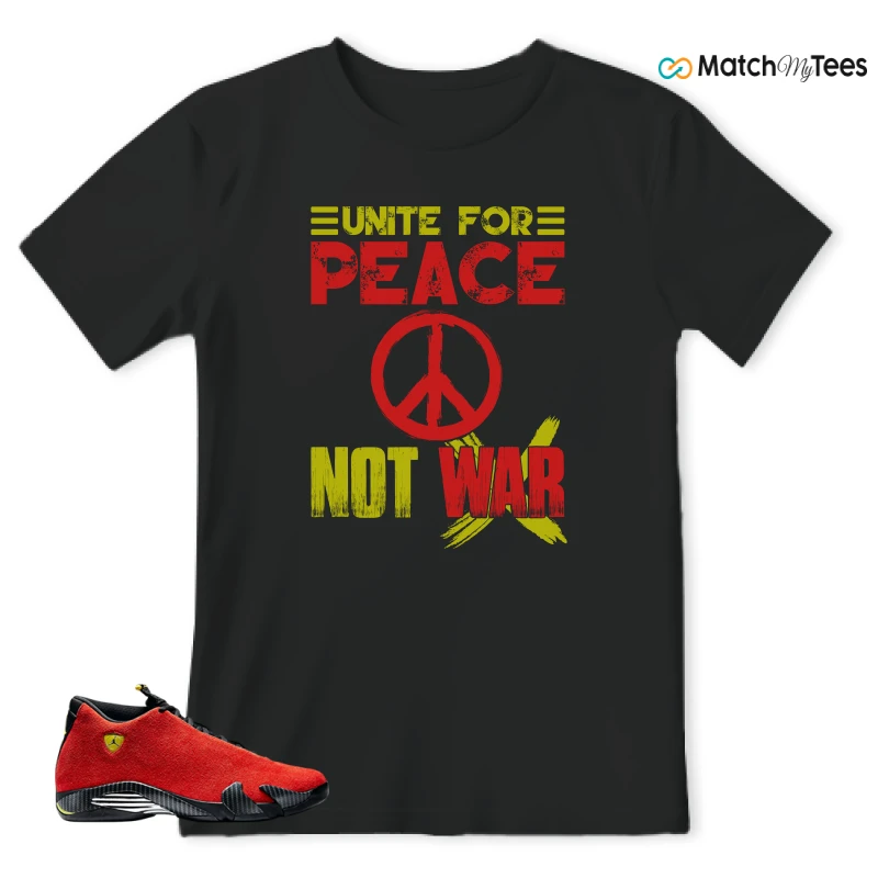 NIKE AIR JORDAN 14 FERRARI SNEAKER Matching Tees t-shirt