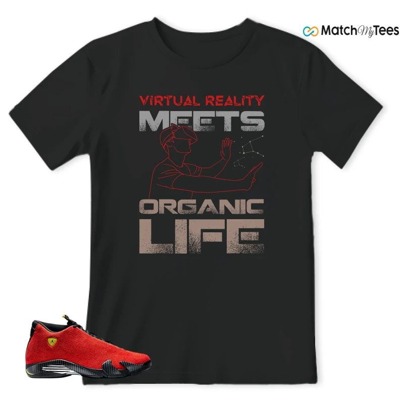 NIKE AIR JORDAN 14 FERRARI SNEAKER Matching Tees t-shirt