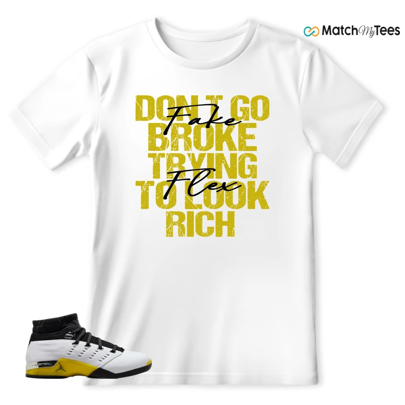 NIKE  AIR JORDAN 17 LOW SP ALL STAR LIGHTNING 2024 SNEAKER Matching Tees T-shirt for Men