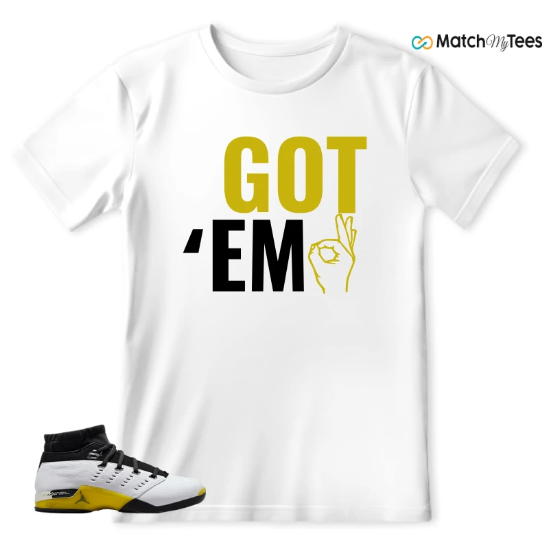 NIKE  AIR JORDAN 17 LOW SP ALL STAR LIGHTNING 2024 SNEAKER Matching Tees t-shirt