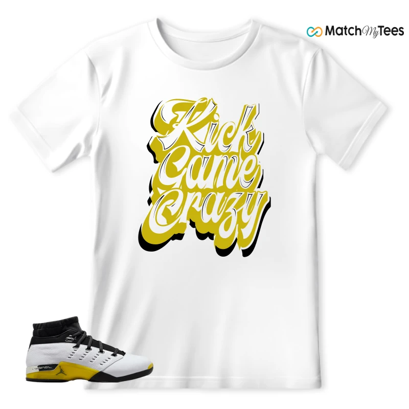 NIKE  AIR JORDAN 17 LOW SP ALL STAR LIGHTNING 2024 SNEAKER Matching Tees t-shirt