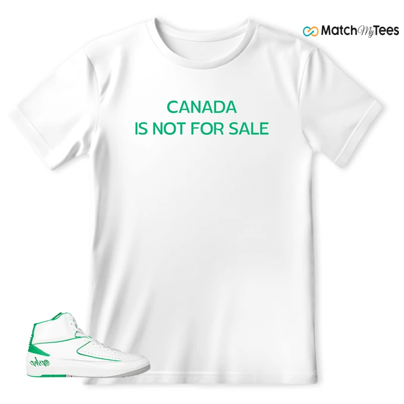 NIKE AIR JORDAN 2 RETRO LUCKY GREEN SNEAKER Matching Tees t-shirt