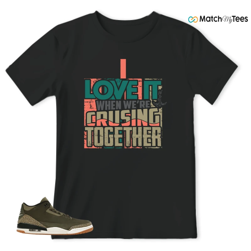 NIKE AIR JORDAN 3 FAMILY AFFAIR SNEAKER Matching Tees t-shirt