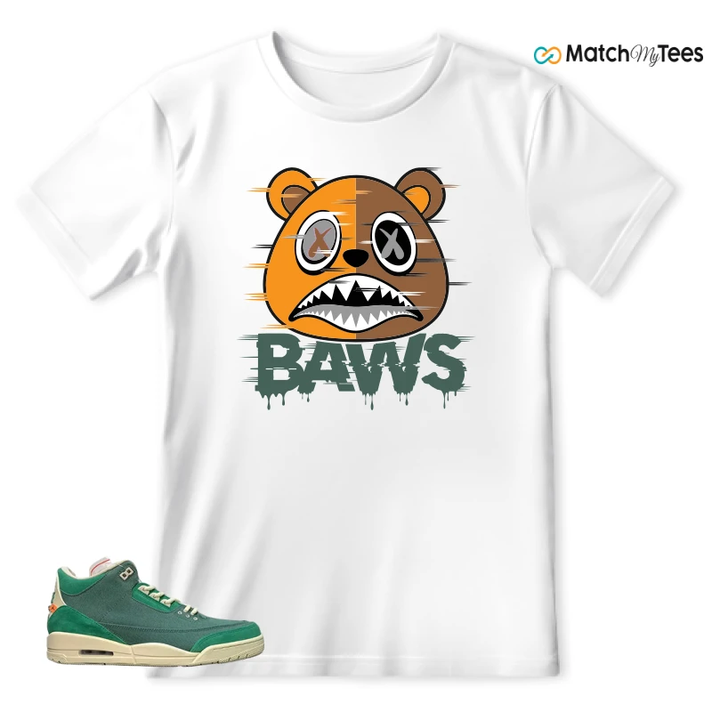NIKE AIR JORDAN 3 OG X NINA CHANEL BICOASTAL WMNS SNEAKER Matching Tees T-shirt for Men
