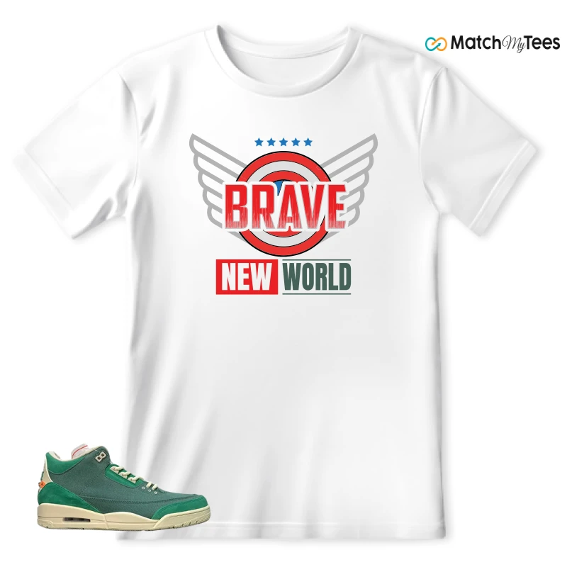 NIKE AIR JORDAN 3 OG X NINA CHANEL BICOASTAL WMNS SNEAKER Matching Tees t-shirt