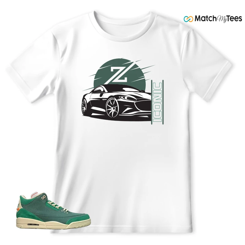 NIKE AIR JORDAN 3 OG X NINA CHANEL BICOASTAL WMNS SNEAKER Matching Tees T-shirt for Men