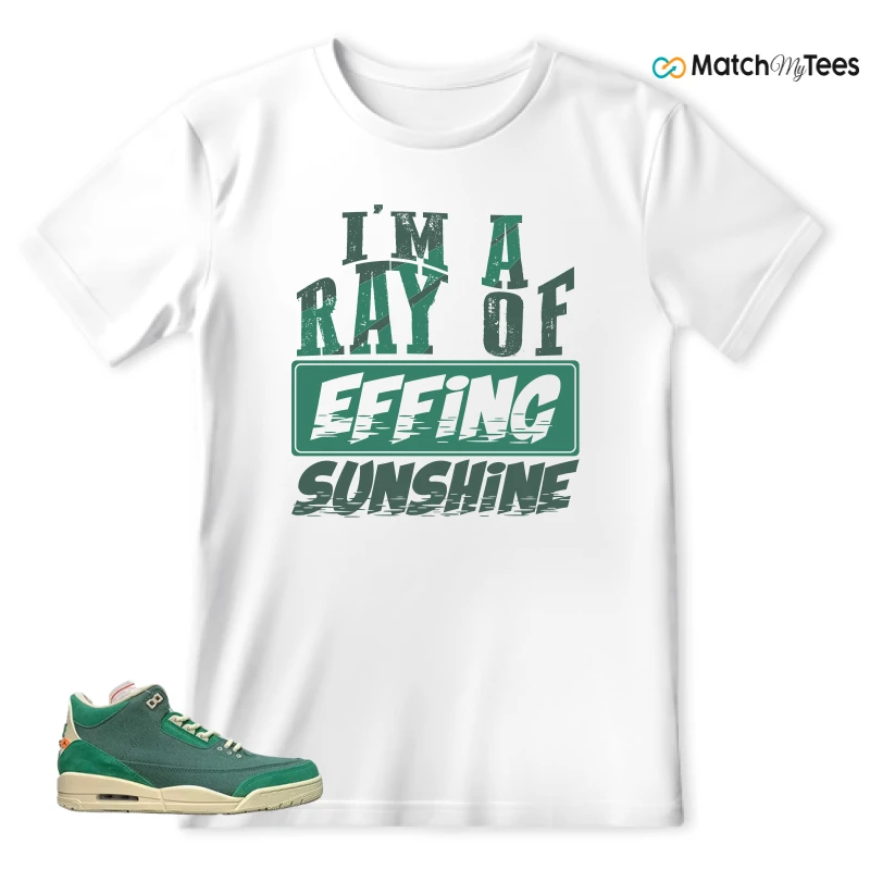 NIKE AIR JORDAN 3 OG X NINA CHANEL BICOASTAL WMNS SNEAKER Matching Tees T-shirt for Men