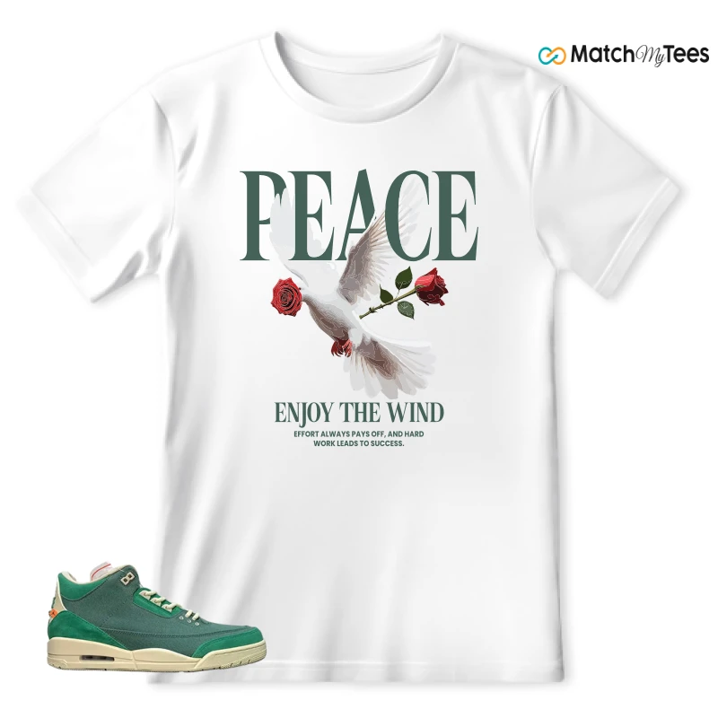 NIKE AIR JORDAN 3 OG X NINA CHANEL BICOASTAL WMNS SNEAKER Matching Tees T-shirt for Men