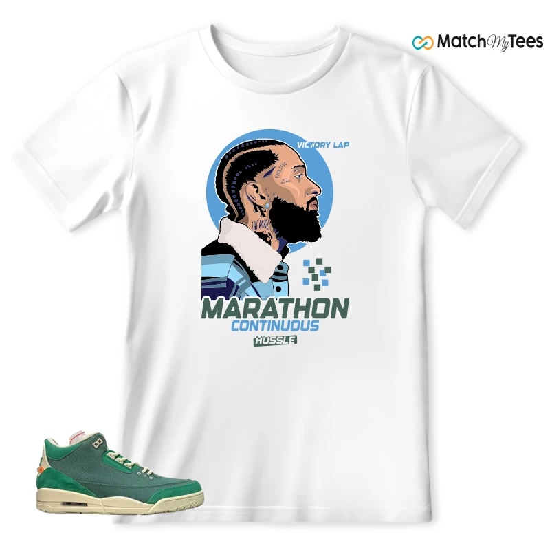 NIKE AIR JORDAN 3 OG X NINA CHANEL BICOASTAL WMNS SNEAKER Matching Tees t-shirt