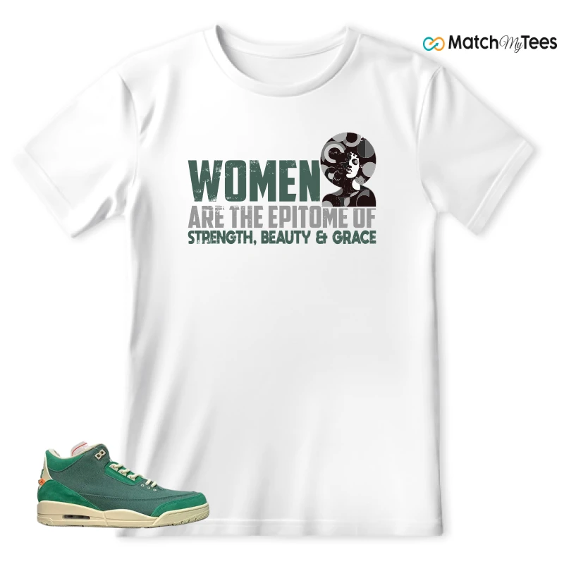 NIKE AIR JORDAN 3 OG X NINA CHANEL BICOASTAL WMNS SNEAKER Matching Tees t-shirt