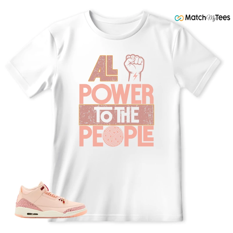 NIKE AIR JORDAN 3 RETRO VALENTINE'S DAY SNEAKER Matching Tees t-shirt