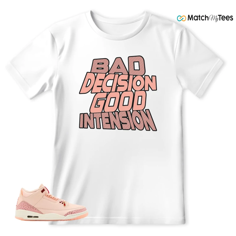 NIKE AIR JORDAN 3 RETRO VALENTINE'S DAY SNEAKER Matching Tees t-shirt