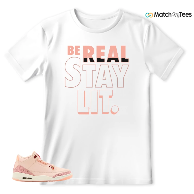 NIKE AIR JORDAN 3 RETRO VALENTINE'S DAY SNEAKER Matching Tees t-shirt