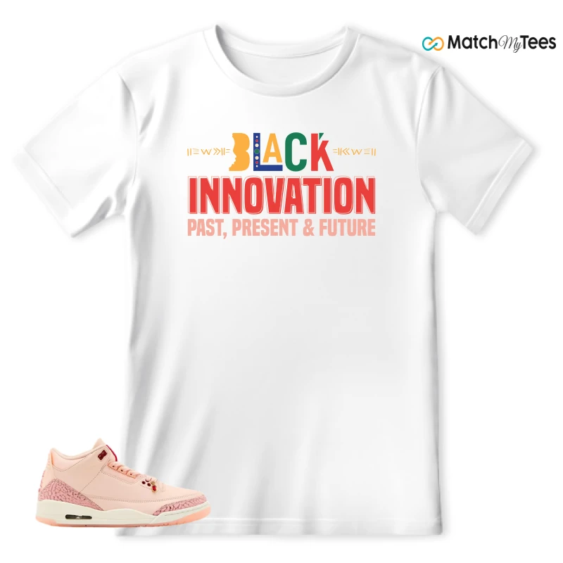 NIKE AIR JORDAN 3 RETRO VALENTINE'S DAY SNEAKER Matching Tees T-shirt for Men