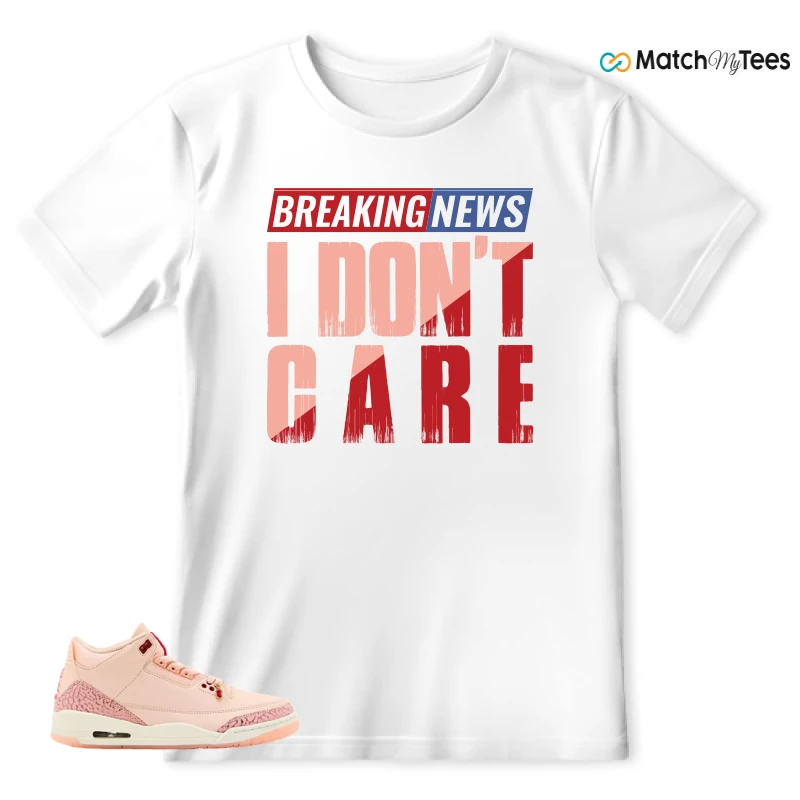 NIKE AIR JORDAN 3 RETRO VALENTINE'S DAY SNEAKER Matching Tees t-shirt
