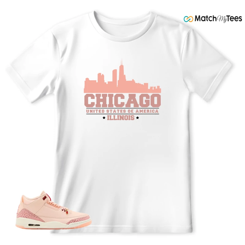 NIKE AIR JORDAN 3 RETRO VALENTINE'S DAY SNEAKER Matching Tees t-shirt