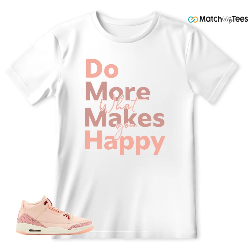 NIKE AIR JORDAN 3 RETRO VALENTINE'S DAY SNEAKER Matching Tees t-shirt