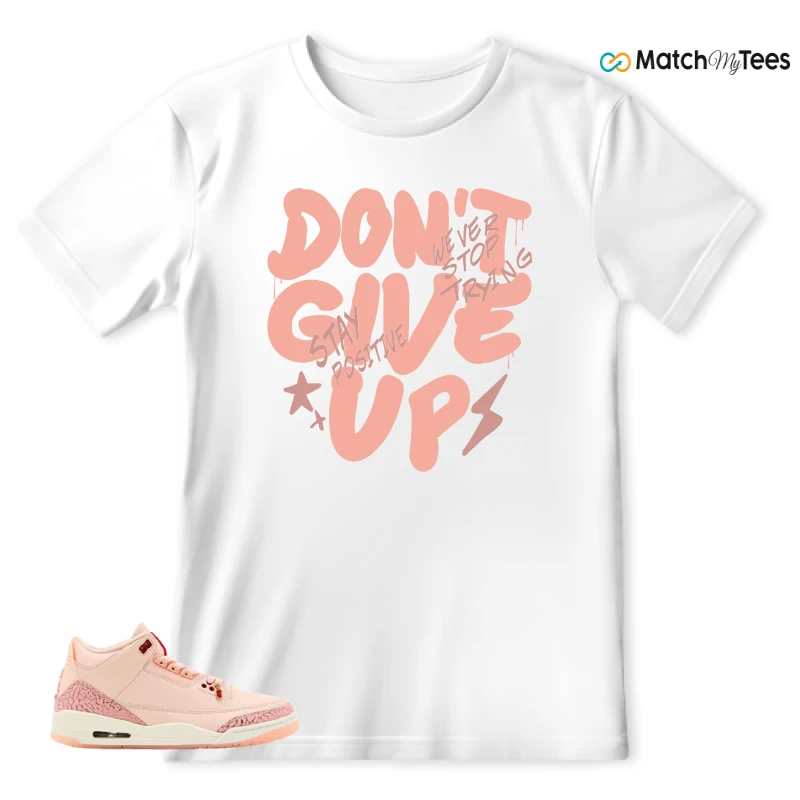 NIKE AIR JORDAN 3 RETRO VALENTINE'S DAY SNEAKER Matching Tees t-shirt