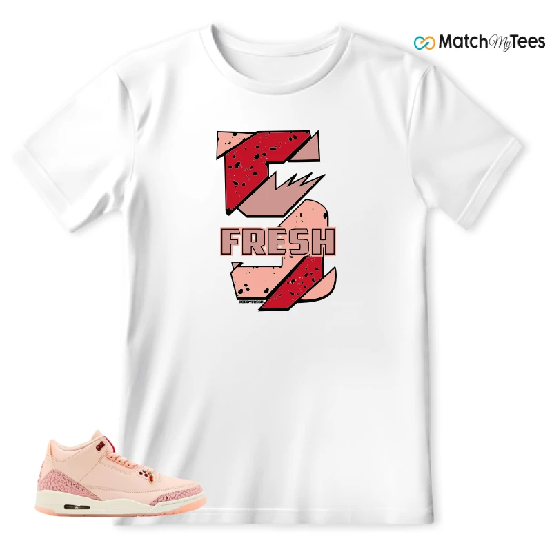 NIKE AIR JORDAN 3 RETRO VALENTINE'S DAY SNEAKER Matching Tees t-shirt