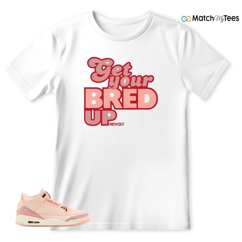 NIKE AIR JORDAN 3 RETRO VALENTINE'S DAY SNEAKER Matching Tees t-shirt