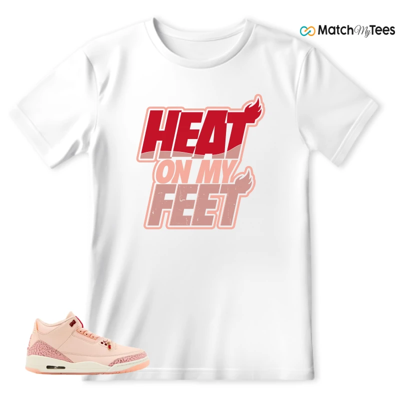 NIKE AIR JORDAN 3 RETRO VALENTINE'S DAY SNEAKER Matching Tees t-shirt