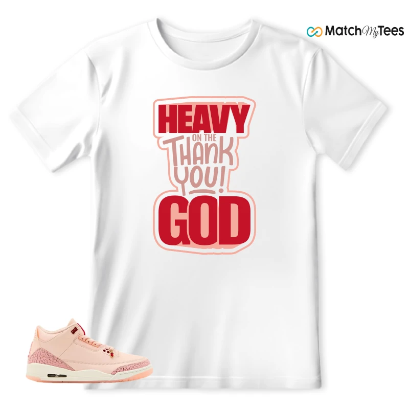 NIKE AIR JORDAN 3 RETRO VALENTINE'S DAY SNEAKER Matching Tees t-shirt