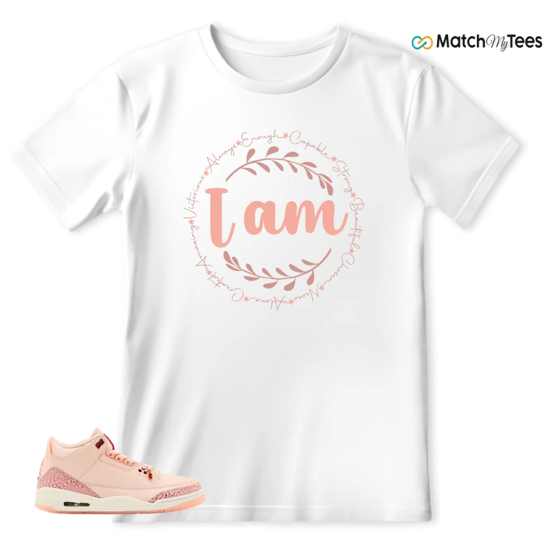 NIKE AIR JORDAN 3 RETRO VALENTINE'S DAY SNEAKER Matching Tees t-shirt