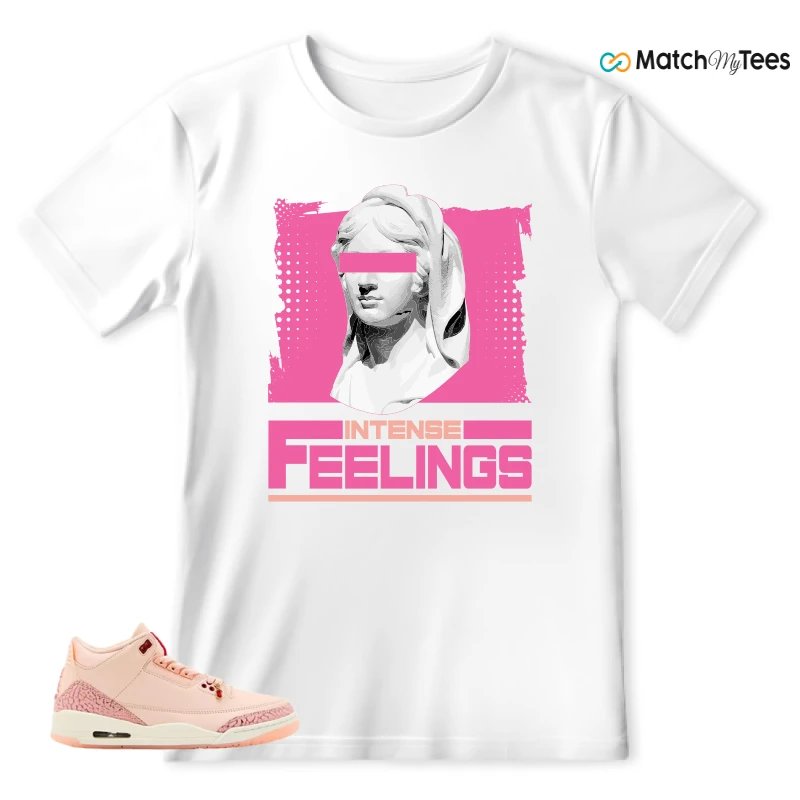 NIKE AIR JORDAN 3 RETRO VALENTINE'S DAY SNEAKER Matching Tees t-shirt