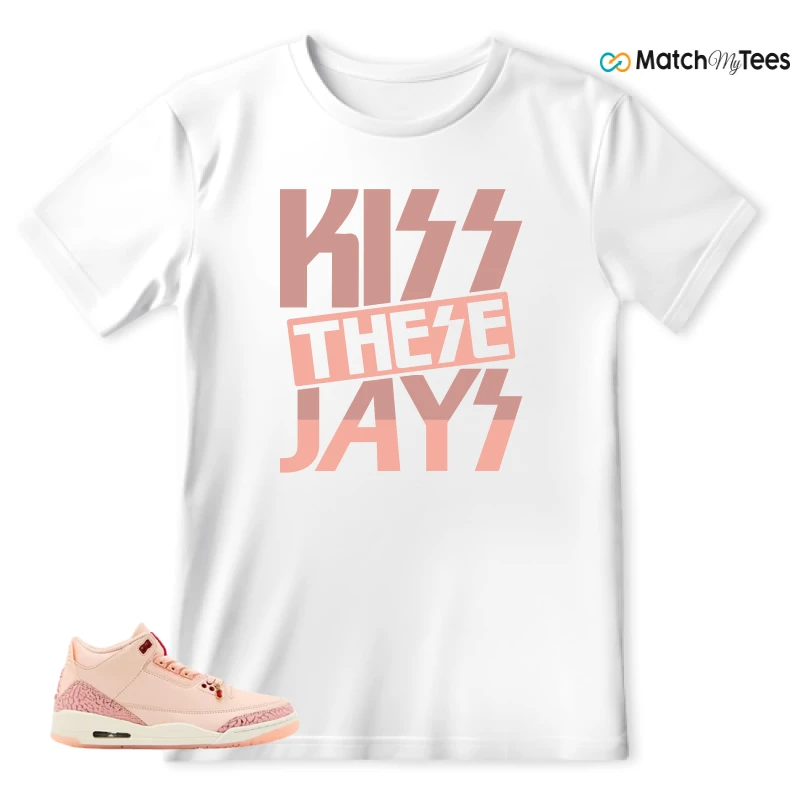 NIKE AIR JORDAN 3 RETRO VALENTINE'S DAY SNEAKER Matching Tees t-shirt