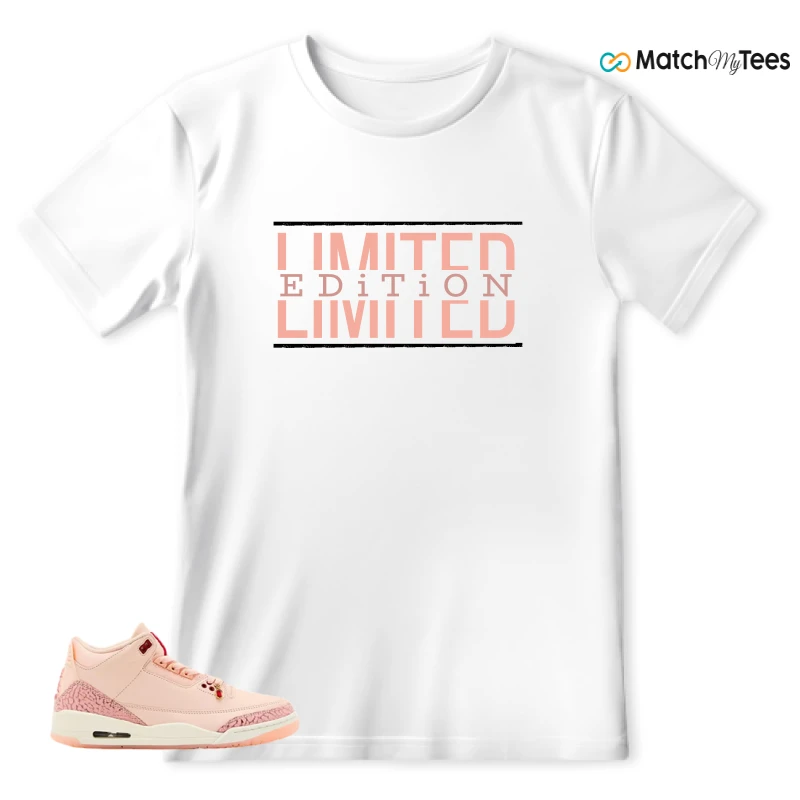 NIKE AIR JORDAN 3 RETRO VALENTINE'S DAY SNEAKER Matching Tees t-shirt