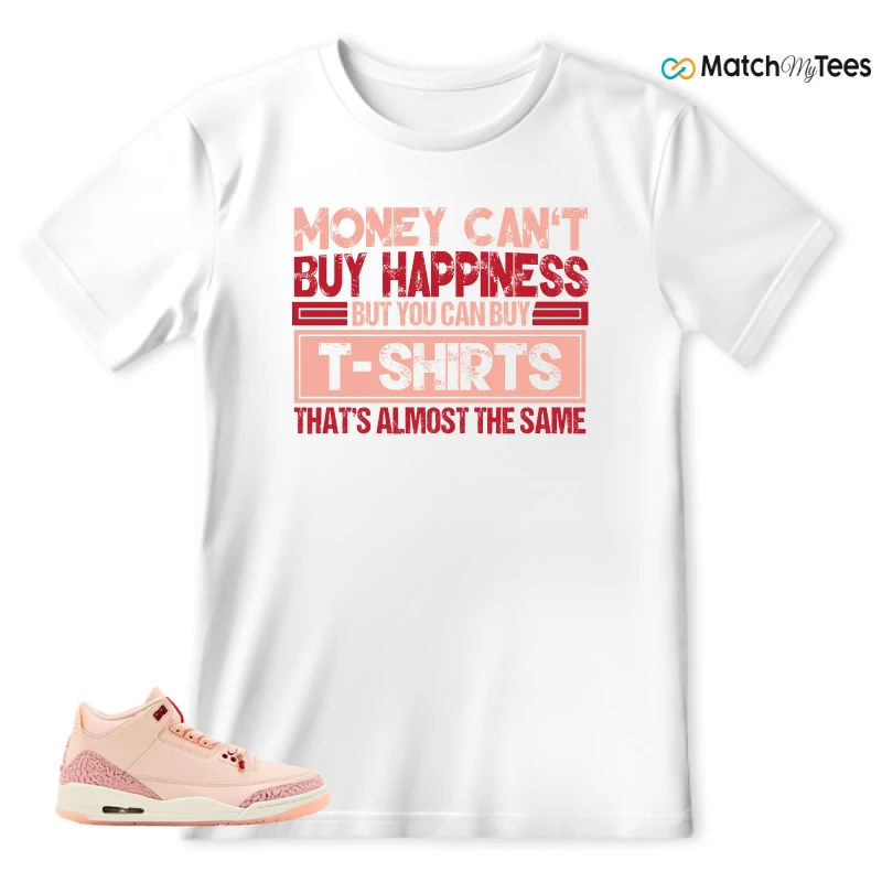 NIKE AIR JORDAN 3 RETRO VALENTINE'S DAY SNEAKER Matching Tees t-shirt