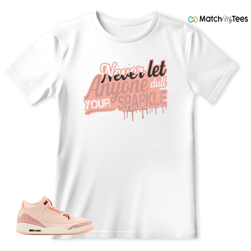 NIKE AIR JORDAN 3 RETRO VALENTINE'S DAY SNEAKER Matching Tees t-shirt