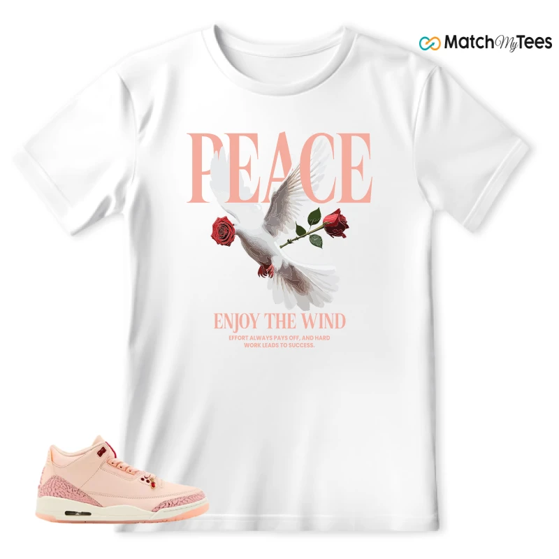NIKE AIR JORDAN 3 RETRO VALENTINE'S DAY SNEAKER Matching Tees t-shirt