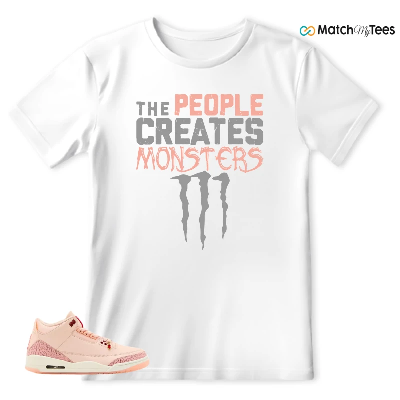 NIKE AIR JORDAN 3 RETRO VALENTINE'S DAY SNEAKER Matching Tees T-shirt for Men