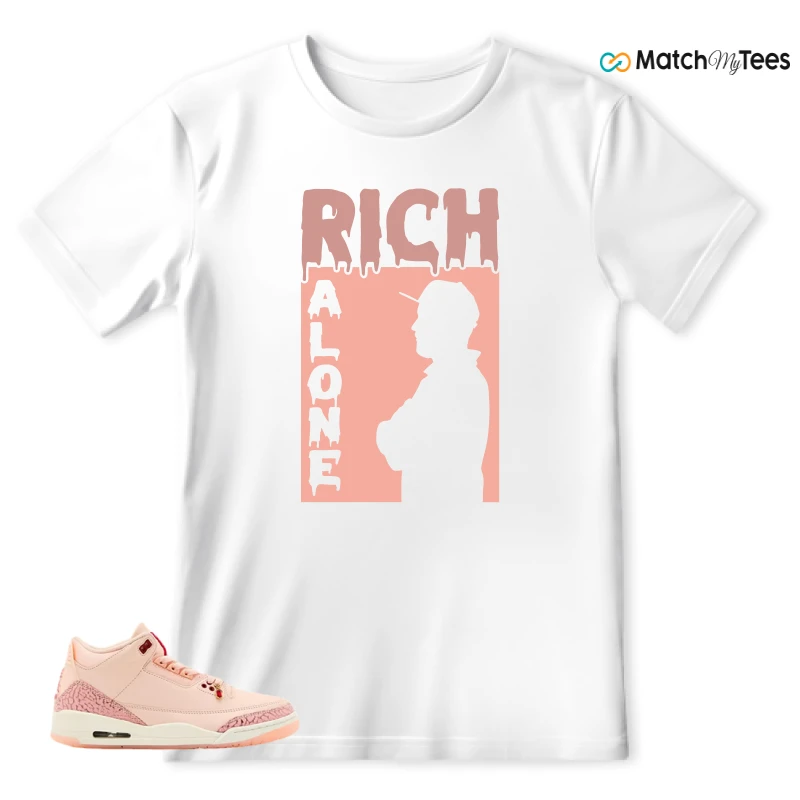 NIKE AIR JORDAN 3 RETRO VALENTINE'S DAY SNEAKER Matching Tees t-shirt
