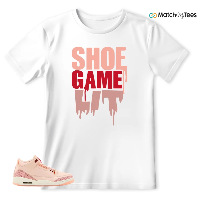 NIKE AIR JORDAN 3 RETRO VALENTINE'S DAY SNEAKER Matching Tees t-shirt