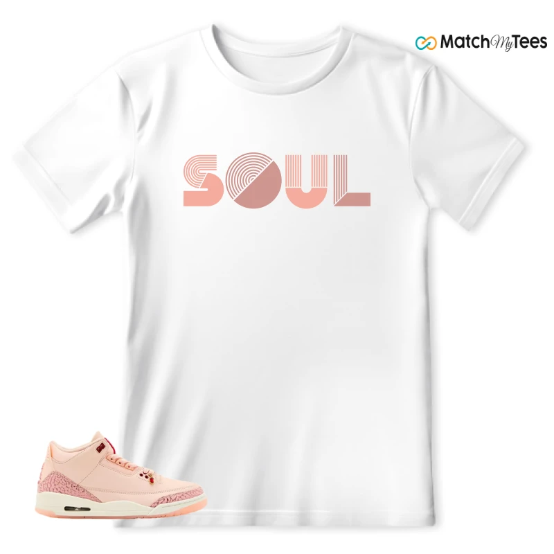 NIKE AIR JORDAN 3 RETRO VALENTINE'S DAY SNEAKER Matching Tees t-shirt