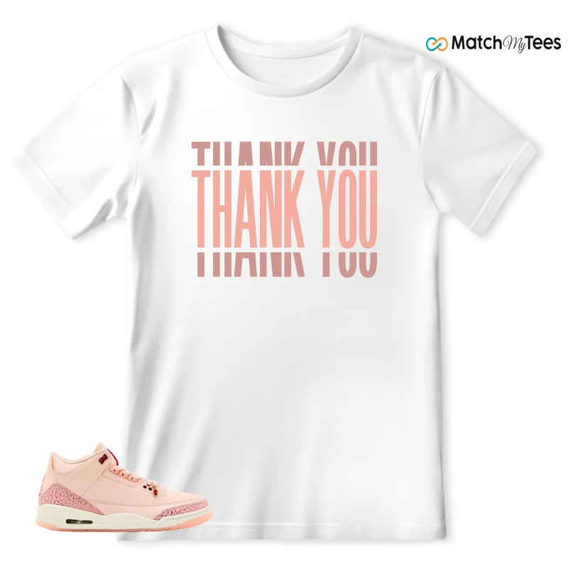 NIKE AIR JORDAN 3 RETRO VALENTINE'S DAY SNEAKER Matching Tees t-shirt