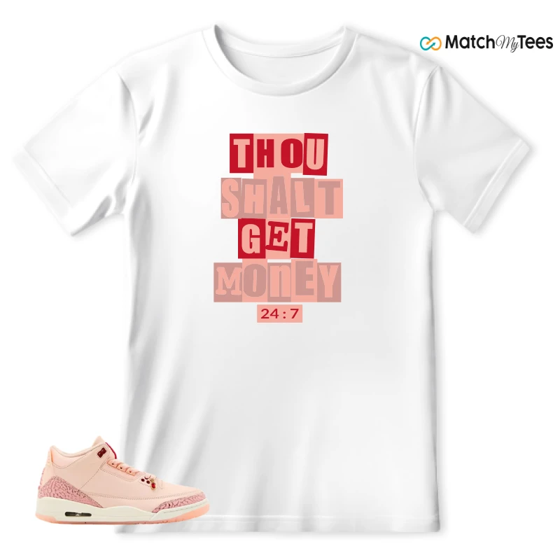 NIKE AIR JORDAN 3 RETRO VALENTINE'S DAY SNEAKER Matching Tees t-shirt