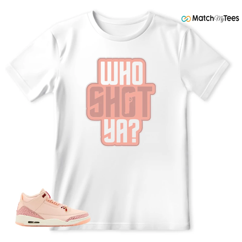 NIKE AIR JORDAN 3 RETRO VALENTINE'S DAY SNEAKER Matching Tees t-shirt