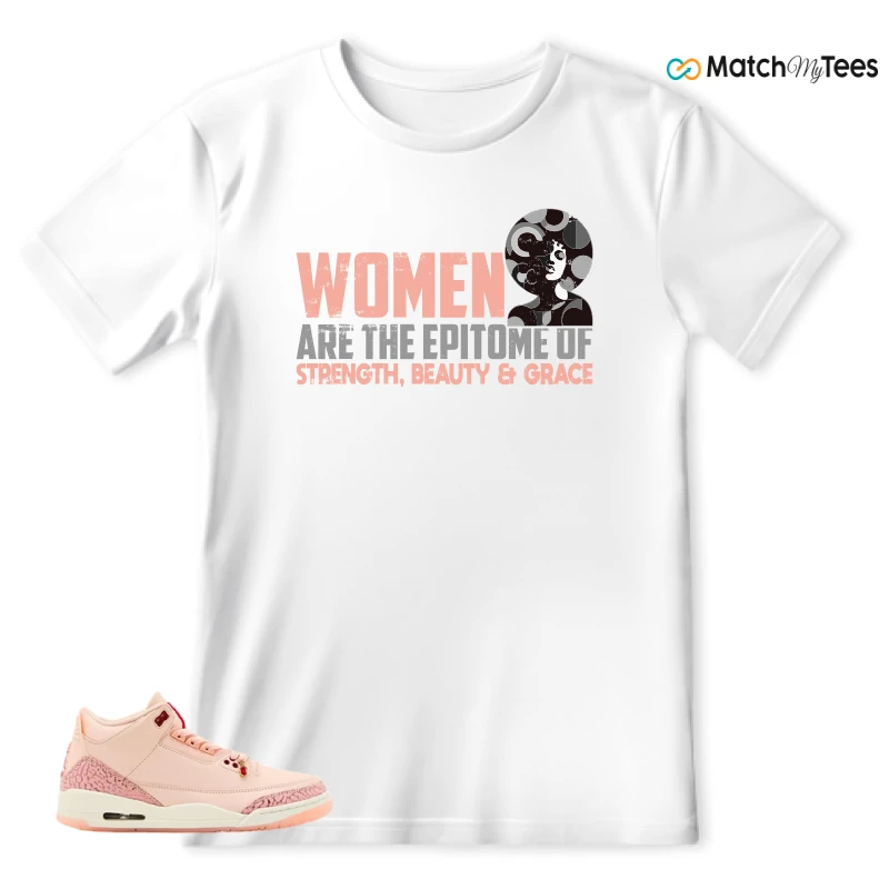 NIKE AIR JORDAN 3 RETRO VALENTINE'S DAY SNEAKER Matching Tees t-shirt