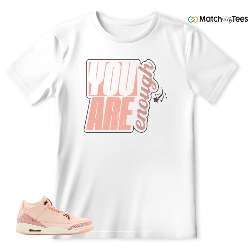 NIKE AIR JORDAN 3 RETRO VALENTINE'S DAY SNEAKER Matching Tees t-shirt