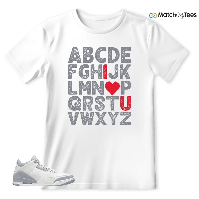 NIKE AIR JORDAN 3 SAIL SNEAKER Matching Tees t-shirt