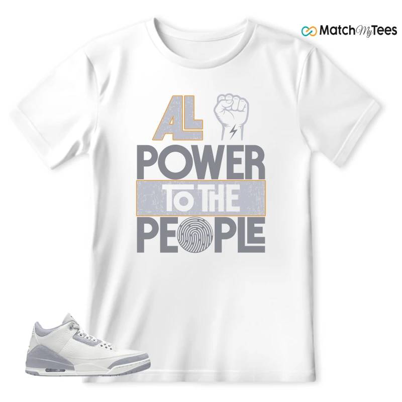 NIKE AIR JORDAN 3 SAIL SNEAKER Matching Tees t-shirt
